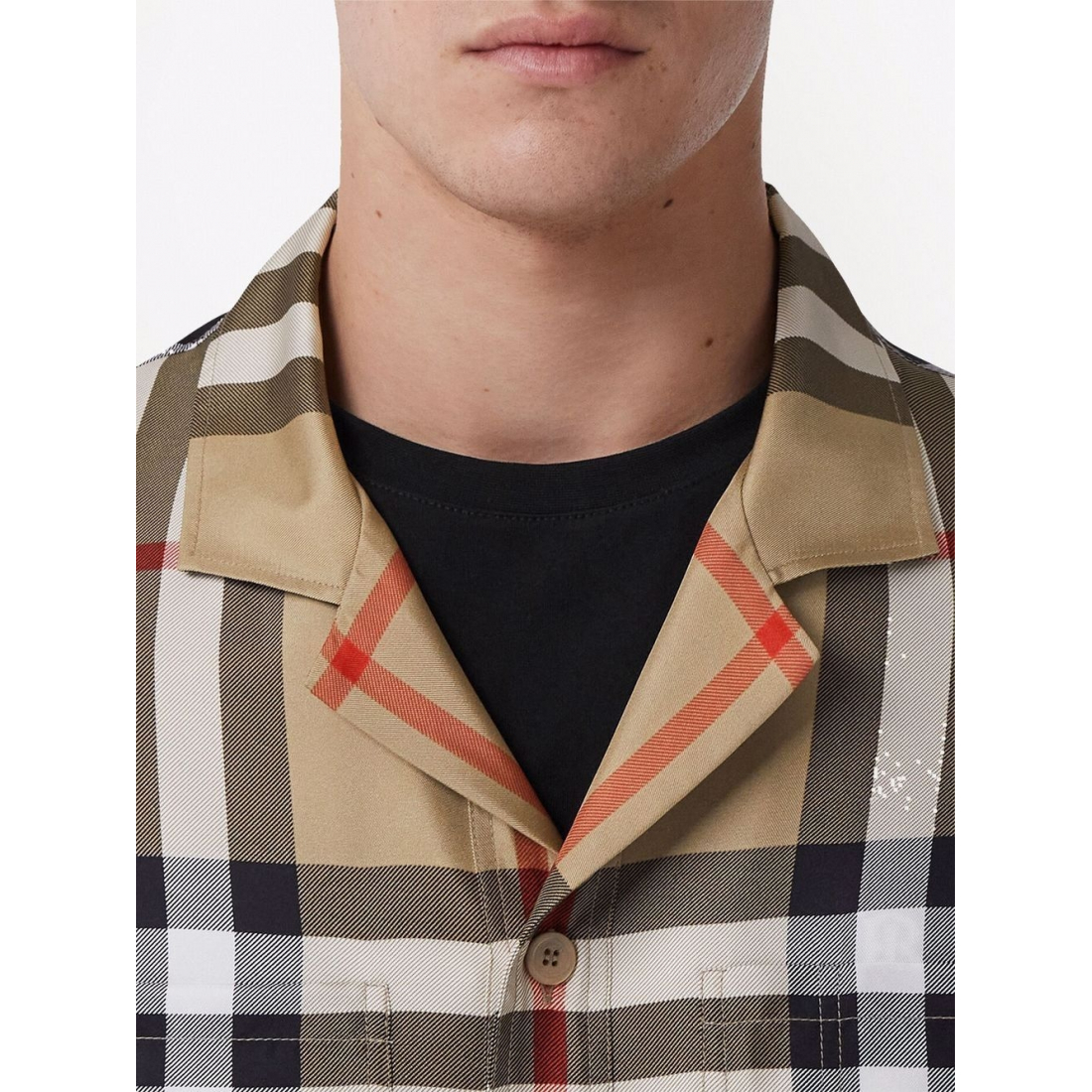 'Check' Kurzärmeliges Hemd für Herren