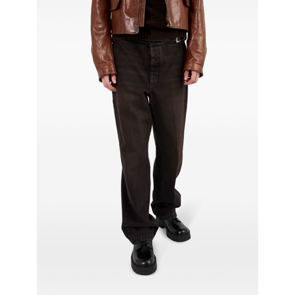 Men's 'Logo Plaque' Combat Boots