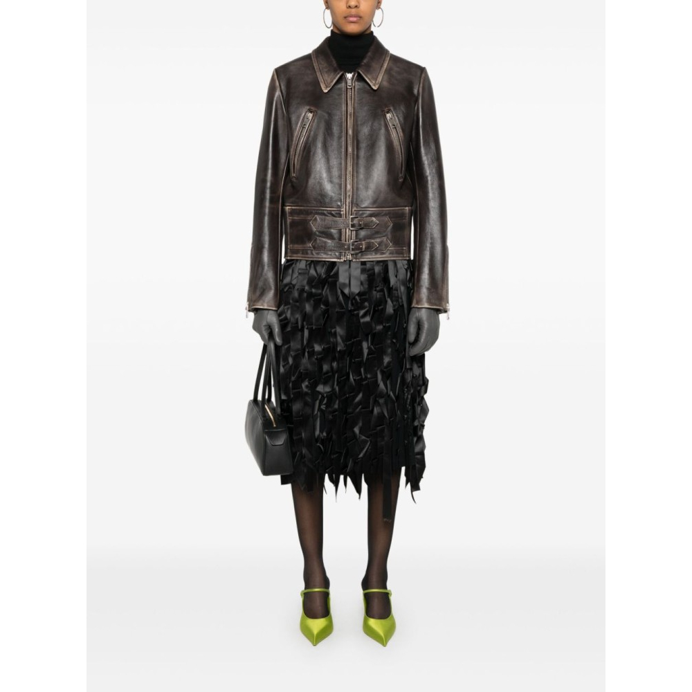 Women's 'Ribbon-Embellishment' Midi Skirt