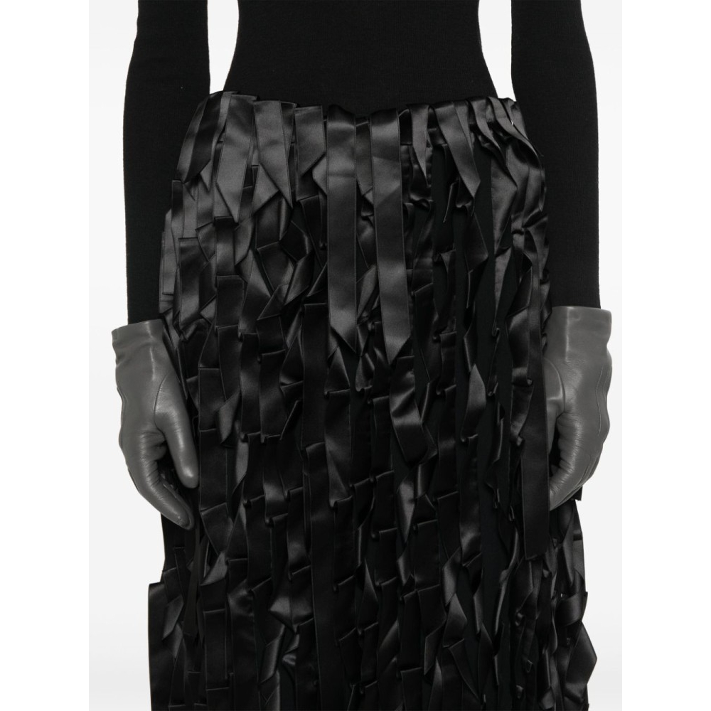 Women's 'Ribbon-Embellishment' Midi Skirt