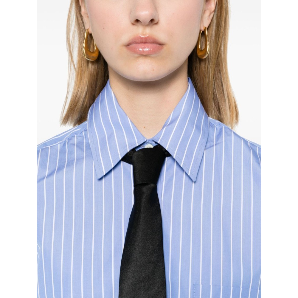 Chemise 'Striped Poplin' pour Femmes