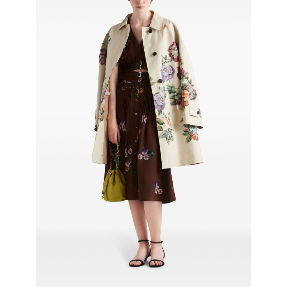 Women's 'Floral-Print' Coat
