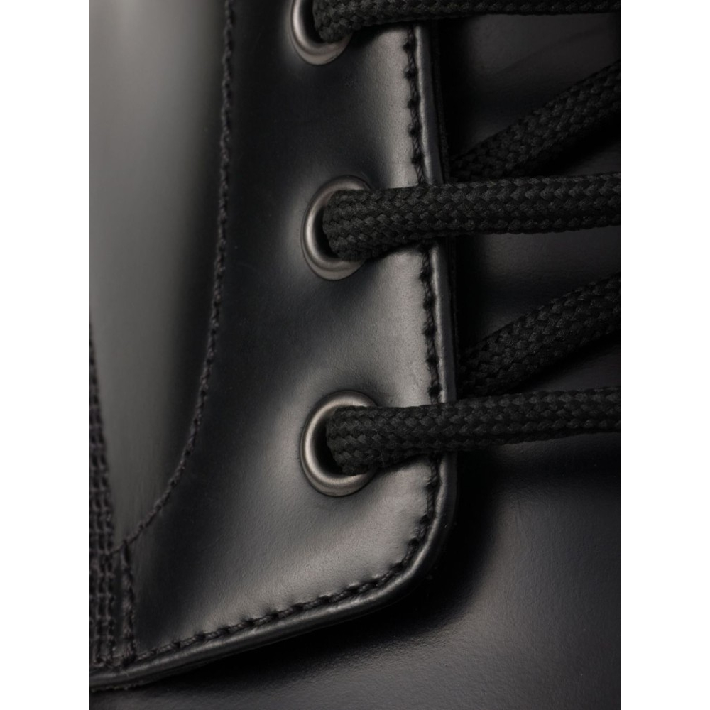 Men's 'Logo Plaque' Combat Boots