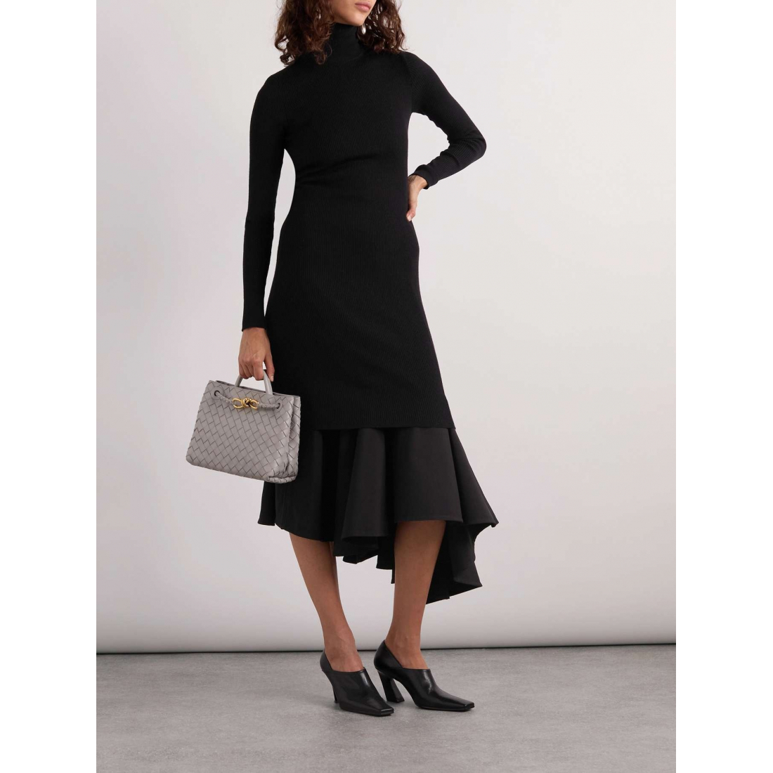 Robe à manches longues 'Knitted' pour Femmes