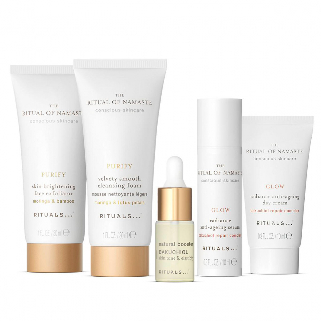 Coffret de soins de la peau 'The Ritual Of Namaste Luxury Trial' - 5 Pièces