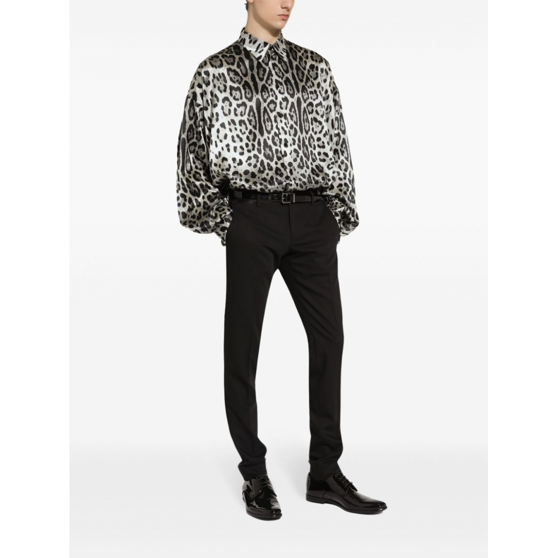 Chemise 'Leopard-Print' pour Hommes
