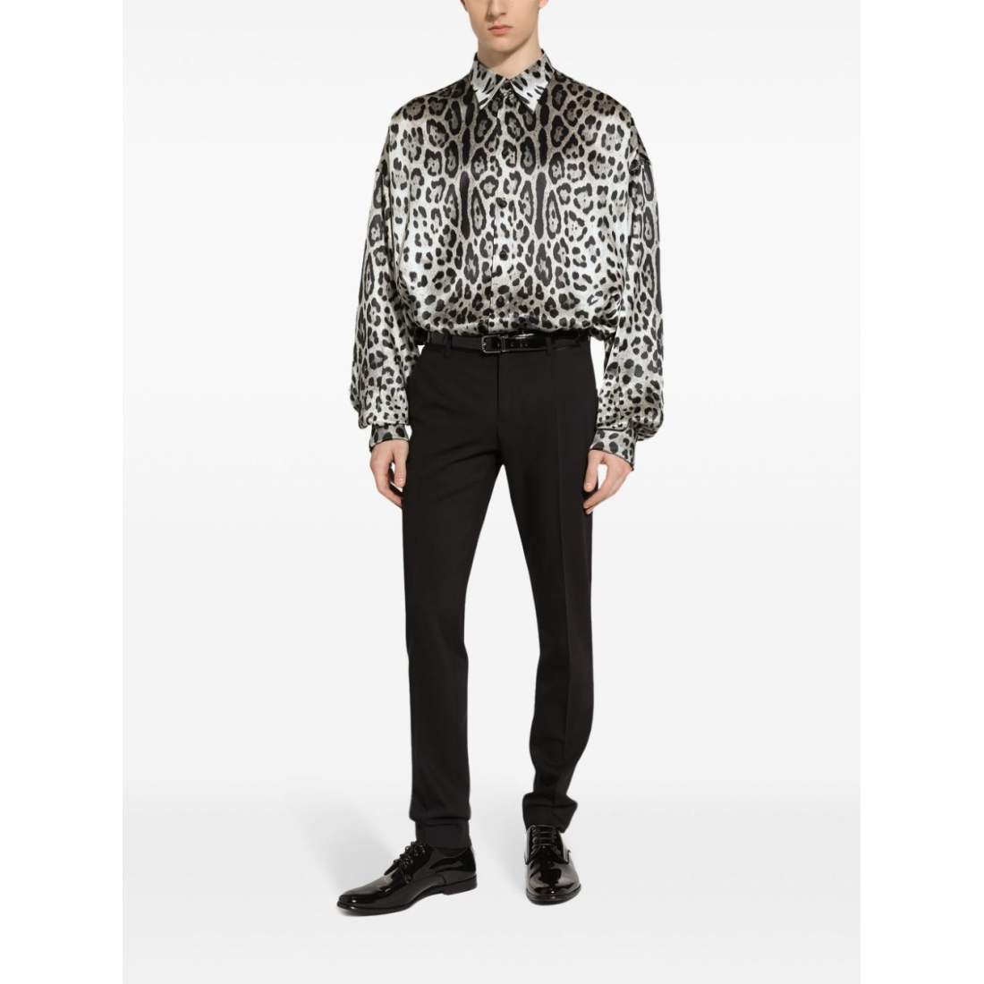 Chemise 'Leopard-Print' pour Hommes