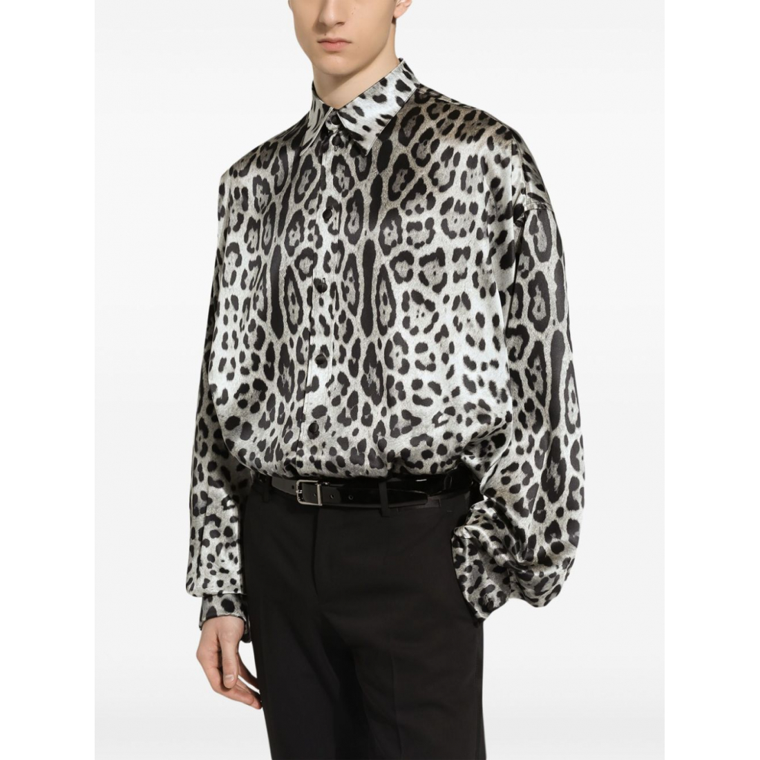 Chemise 'Leopard-Print' pour Hommes
