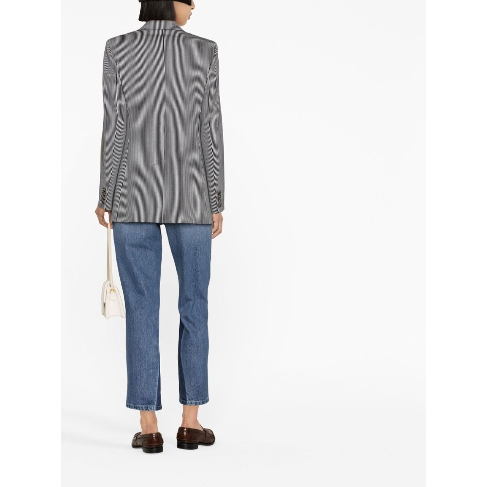 Blazer 'Peak-Lapel Striped' pour Femmes