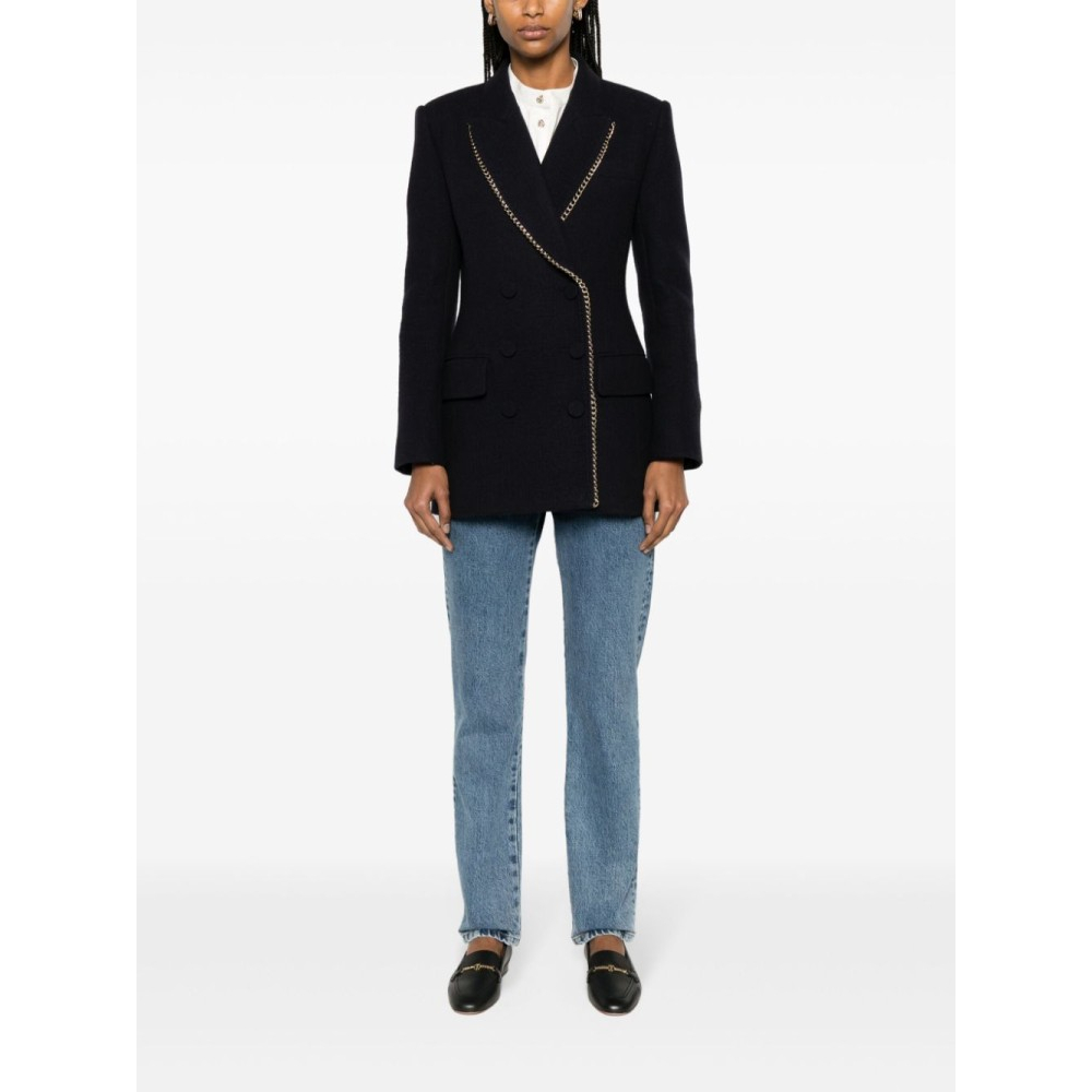 Blazer 'Chain-Link Trim' pour Femmes