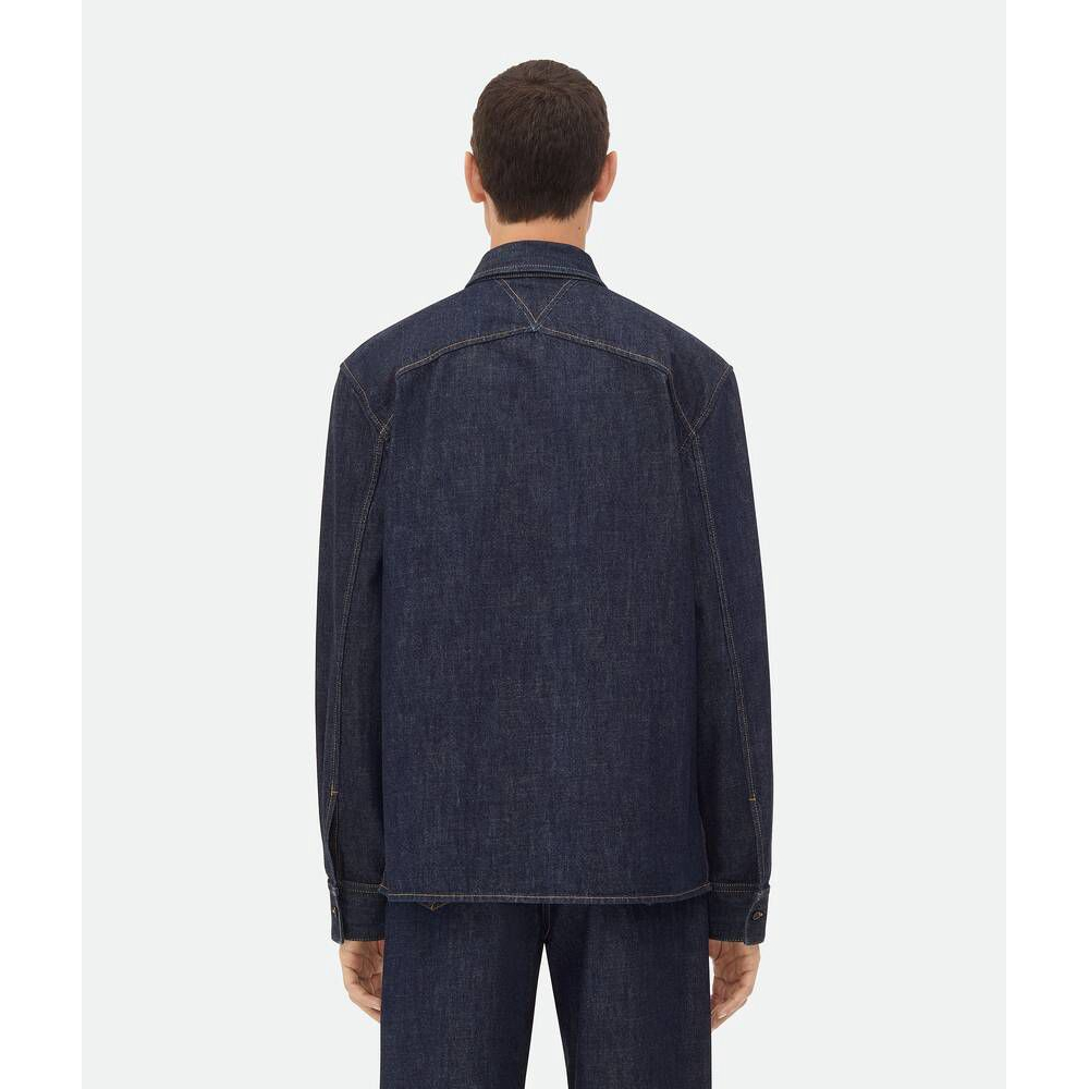 'Indigo' Denim-Hemd für Herren