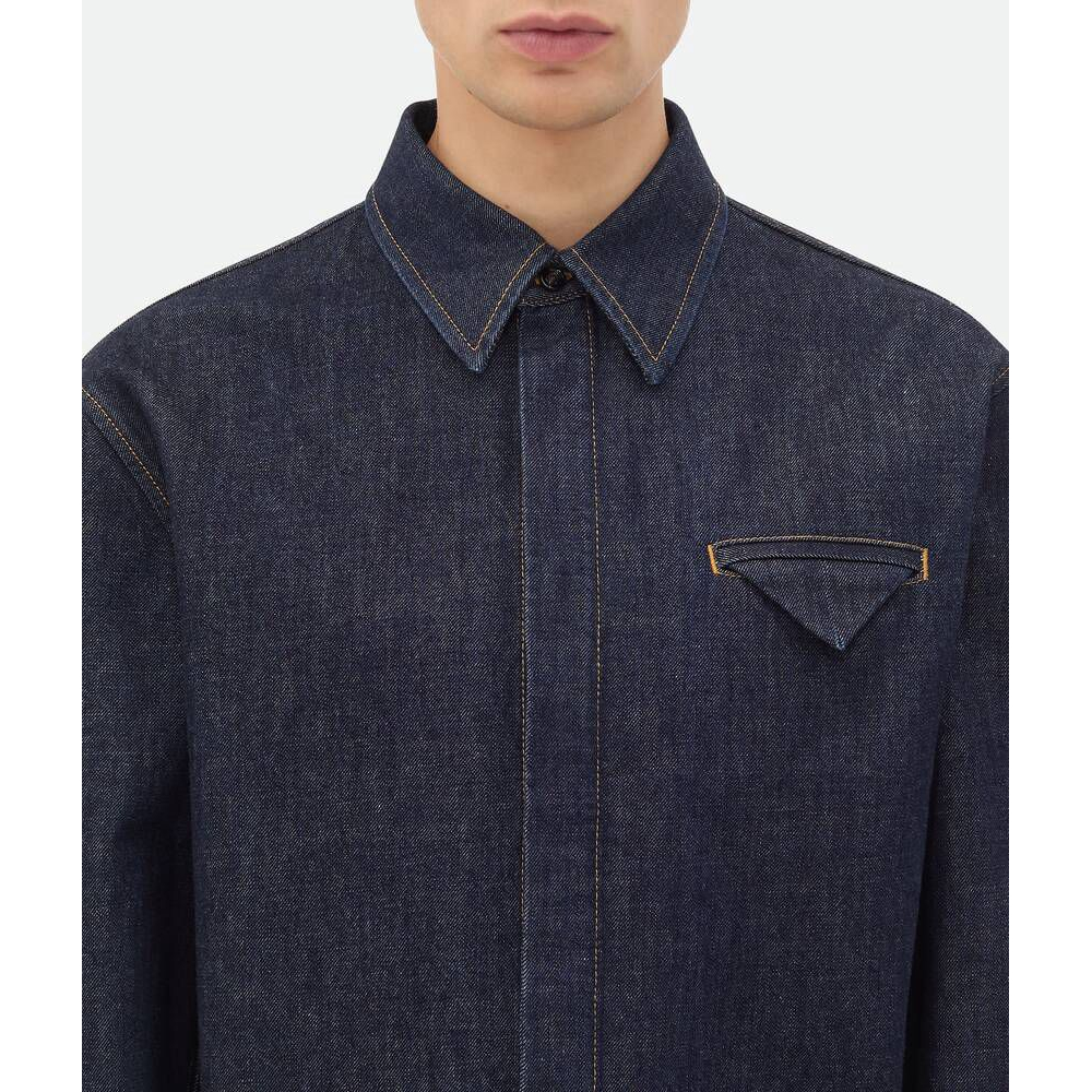 'Indigo' Denim-Hemd für Herren