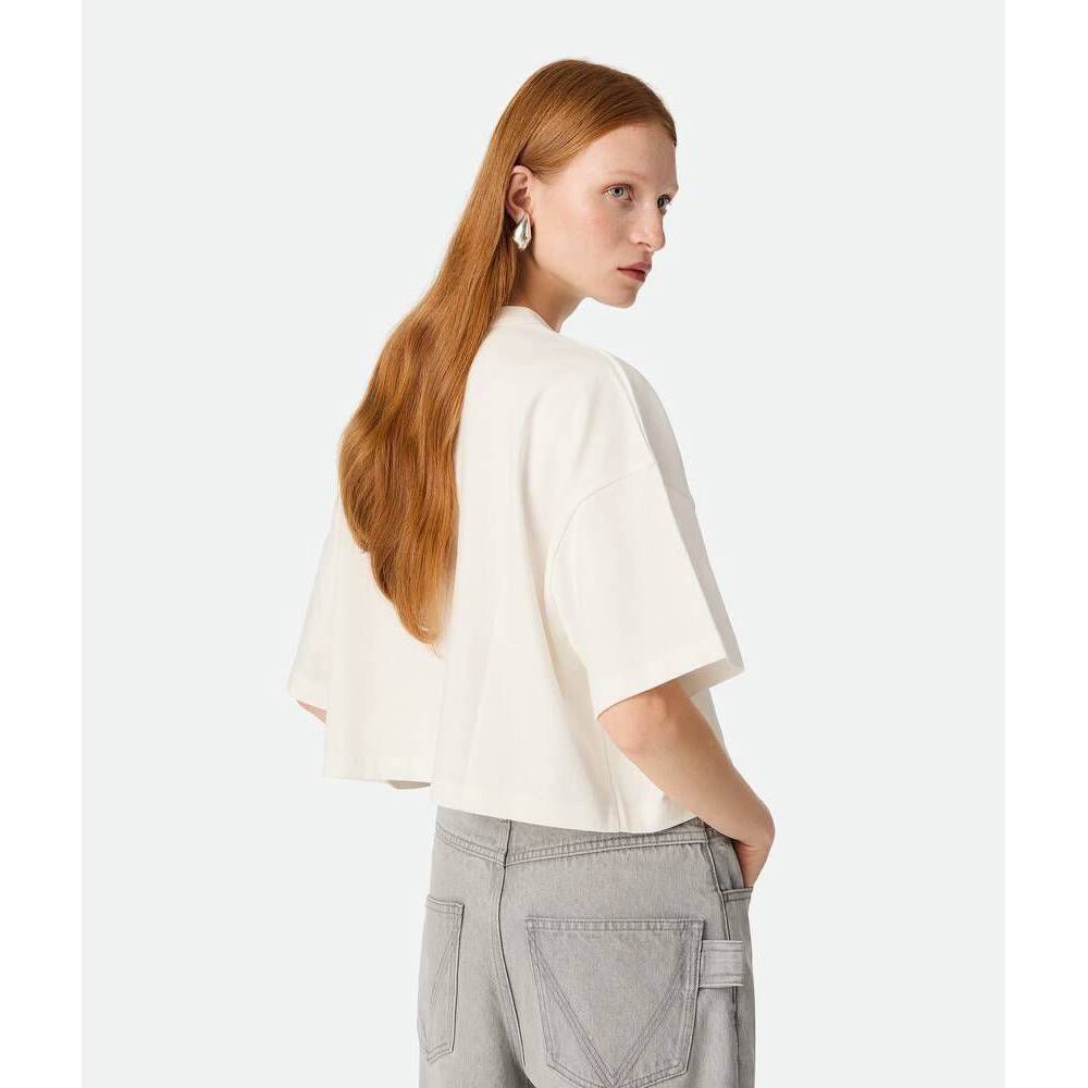 'Soft Jersey' Crop T-shirt für Damen