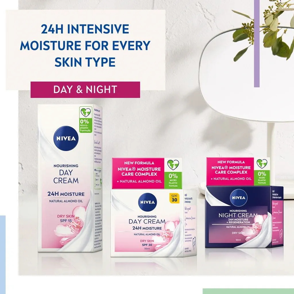 Crème nourrissante '24H Moisture SPF30' - 50 ml