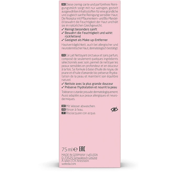 'Almond Sensitive' Cleansing Milk - 75 ml