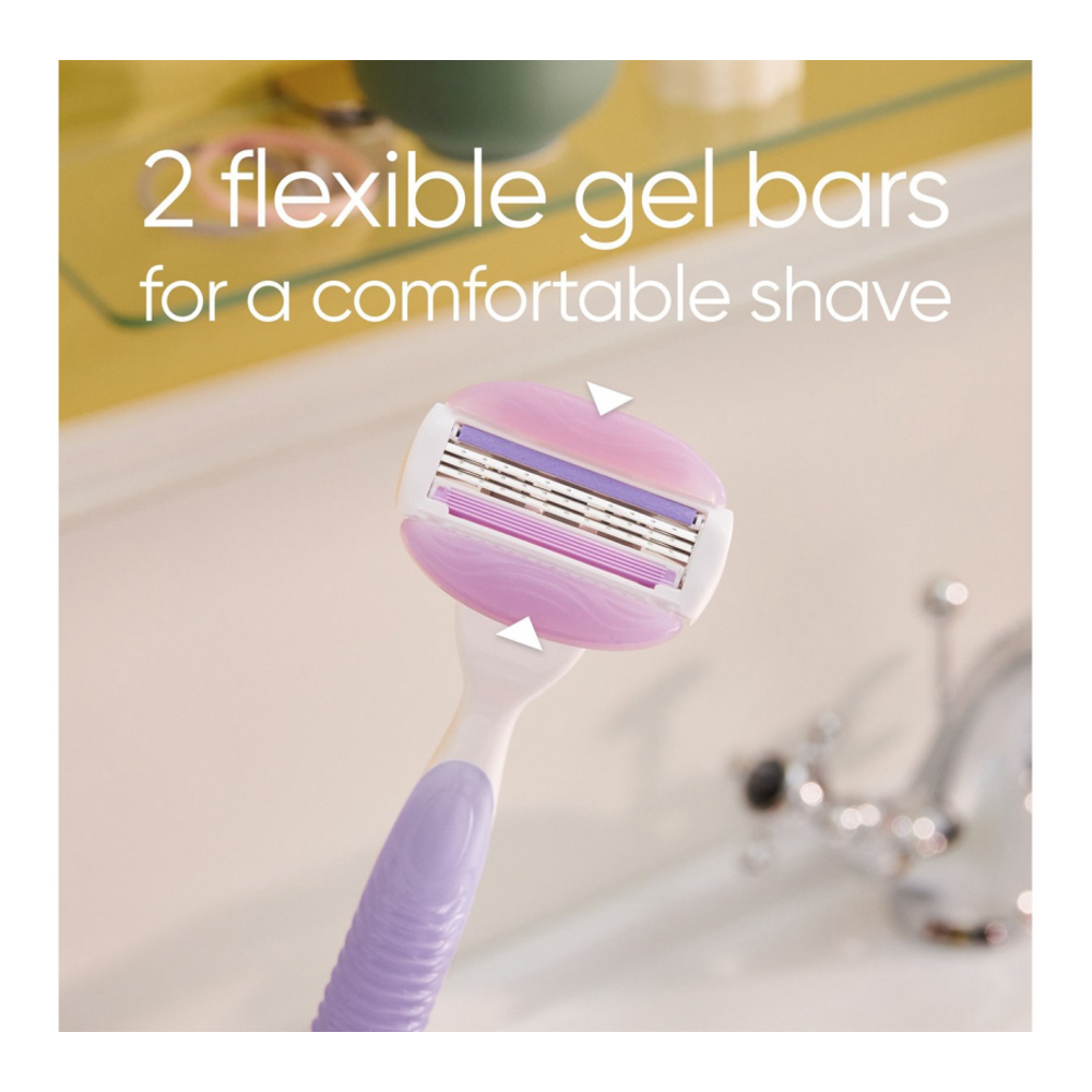 Rasoir + Recharge 'Venus Comfortglide Breeze' - 3 Pièces
