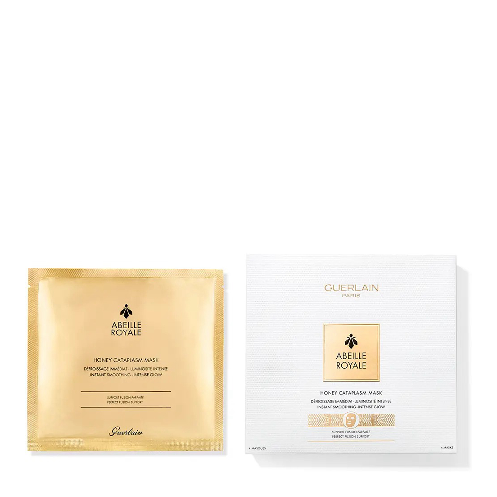 Masque visage en tissu 'Abeille Royale Honey Cataplasm' - 4 Pièces