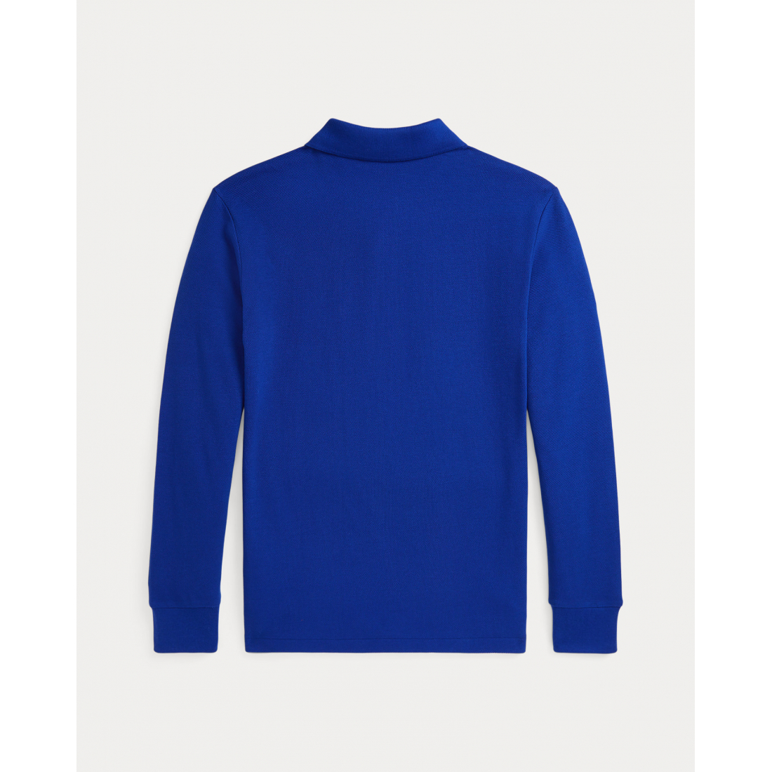 'Cotton Mesh Long-Sleeve Polo Shirt' für Jungen