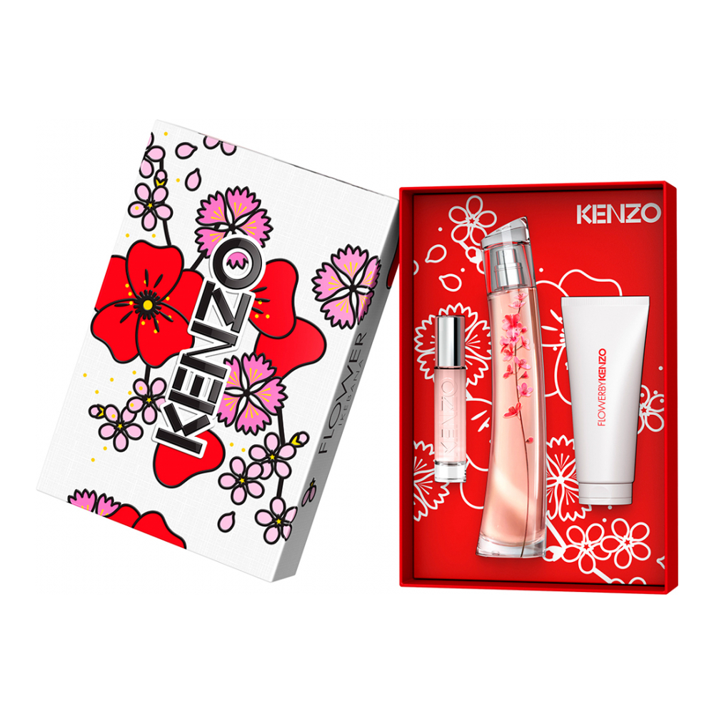Coffret de parfum 'Flower By Kenzo Ikebana Sakura' - 3 Pièces