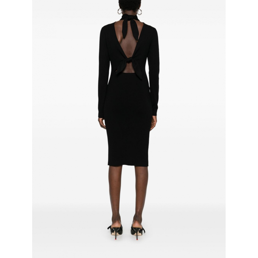 Women's 'Tied' Long-Sleeved Dress