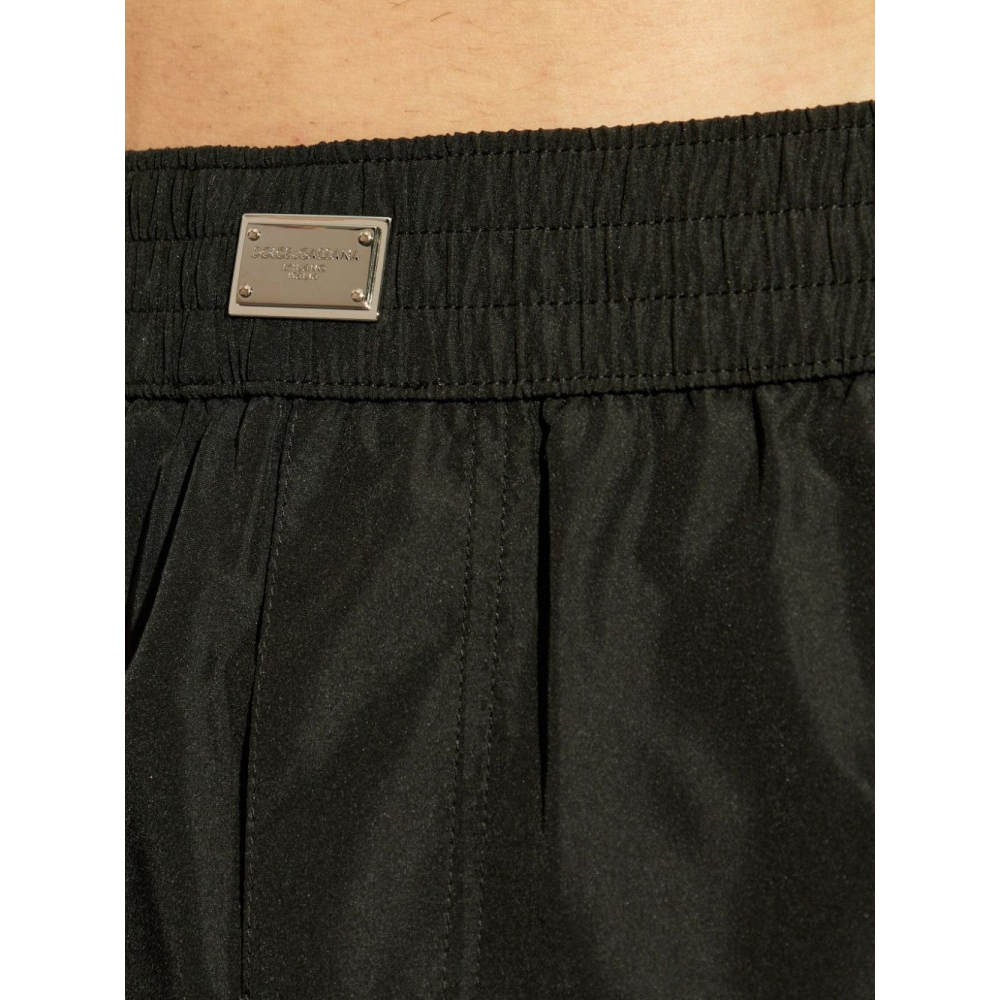 'Logo-Plaque' Badeshorts für Herren