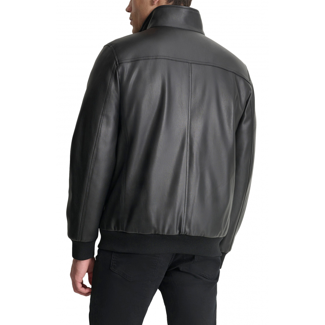Blouson bomber 'Faux Leather' pour Hommes