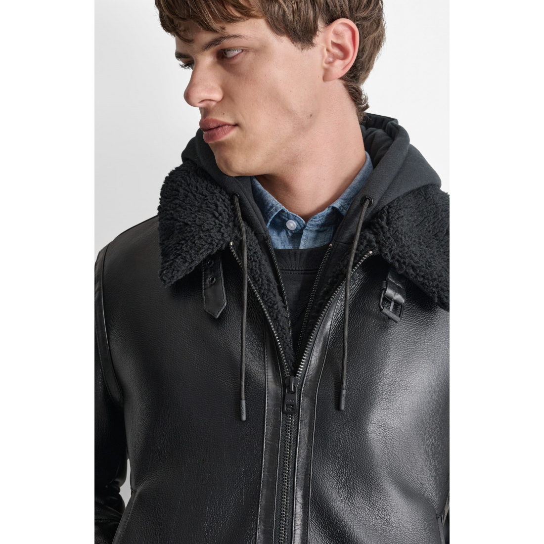 Perfecto 'Water Resistant Faux Shearling Lined' pour Hommes