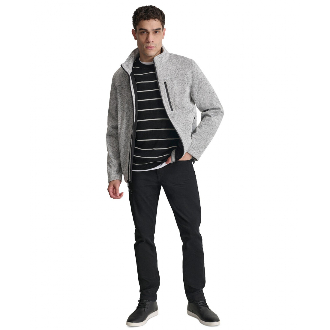 Veste de Survêtement 'Sweater-Knit Fleece' pour Hommes