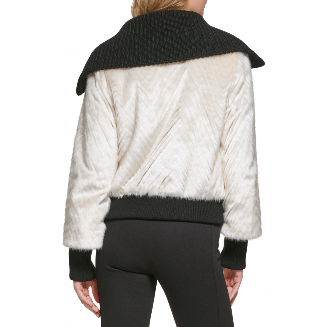 Blouson bomber 'Faux Fur Bomber Jacket' pour Femmes