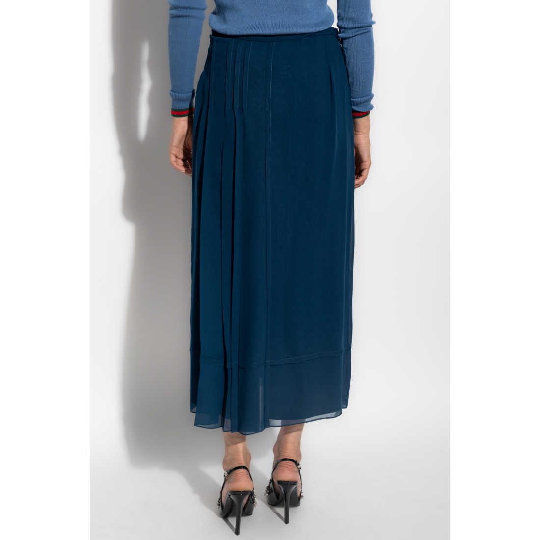 'Decorative Finish' Midi Rock für Damen