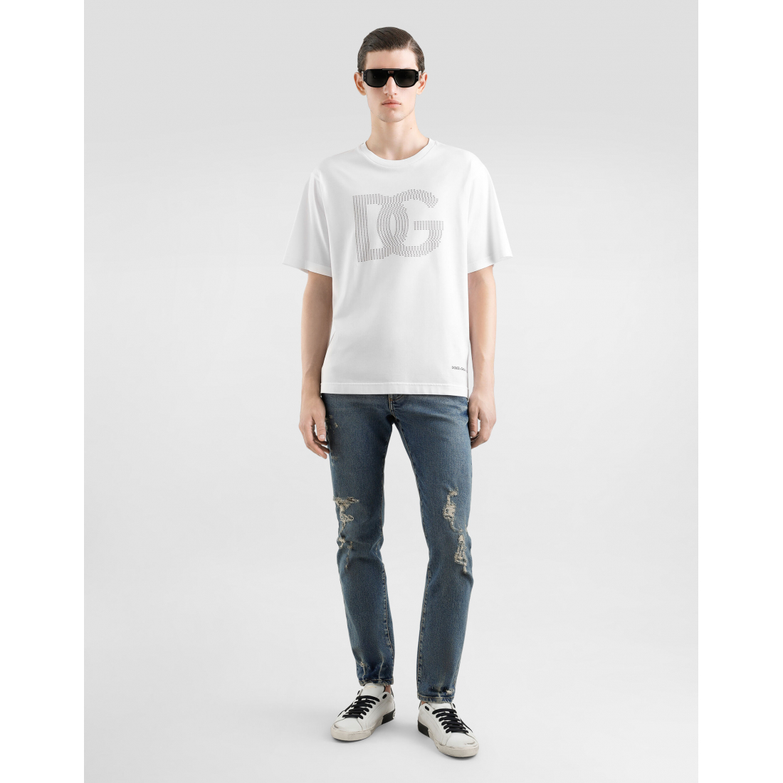 'Logo-Print' T-Shirt für Herren