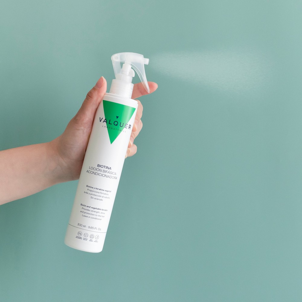 Après-shampooing sans rinçage 'Biotin and Vegetable Keratin Biphasic' - 300 ml