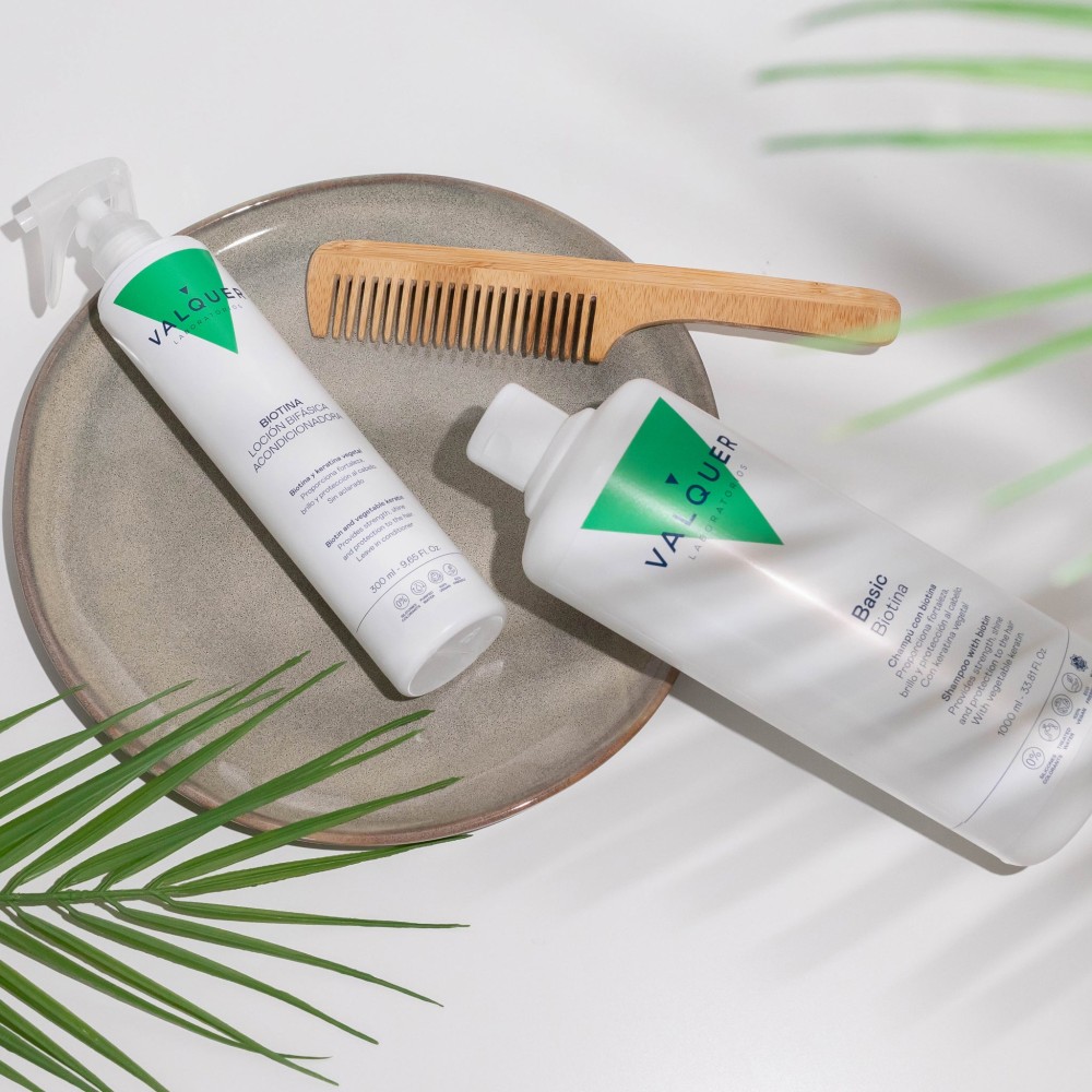 Après-shampooing sans rinçage 'Biotin and Vegetable Keratin Biphasic' - 300 ml