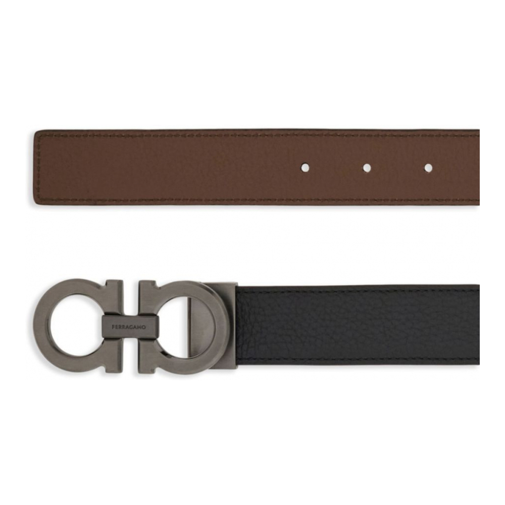 Ceinture 'Reversible Gancini' pour Hommes