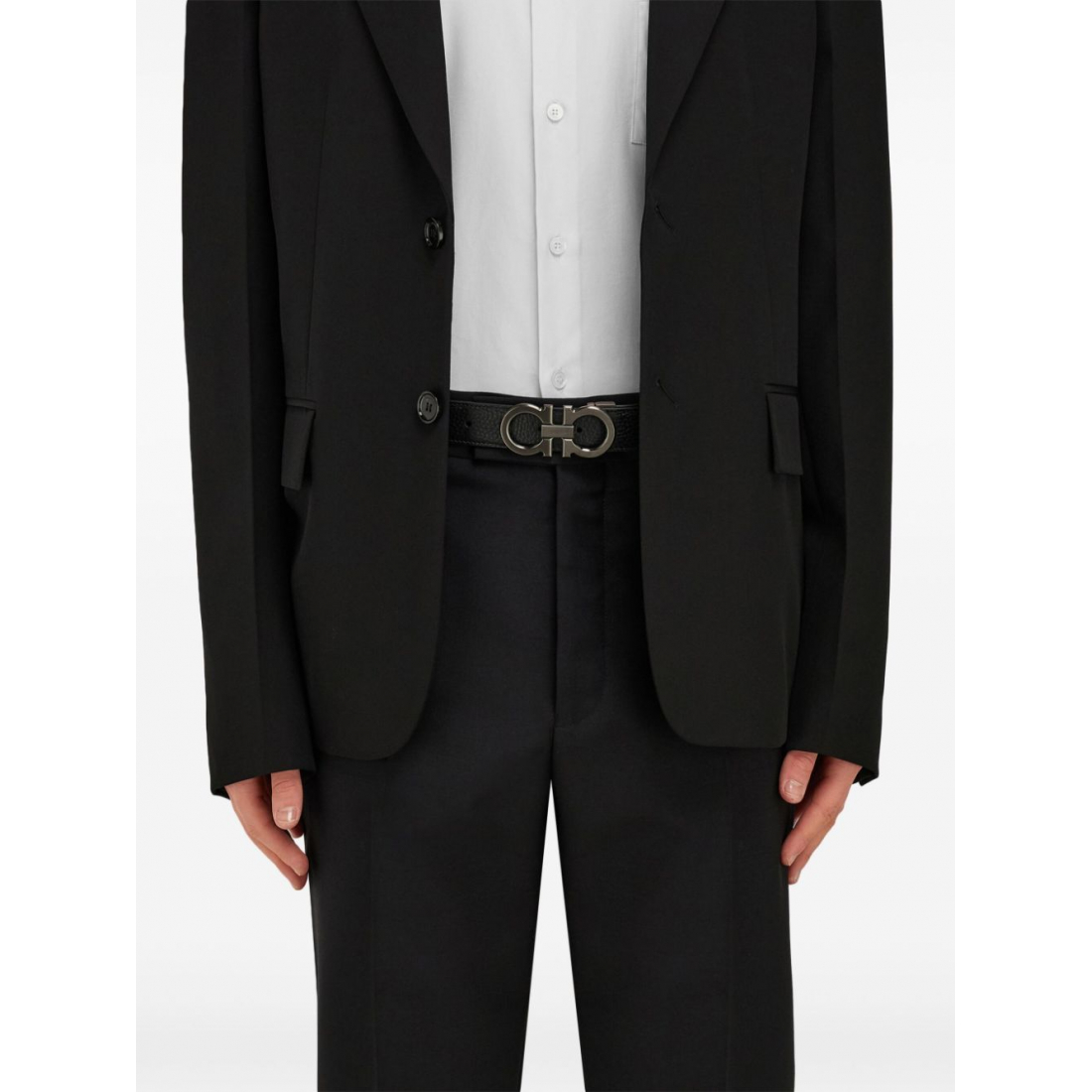 Ceinture 'Reversible Gancini' pour Hommes