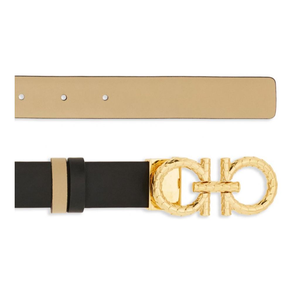 Ceinture 'Reversible Gancini-Buckle' pour Femmes