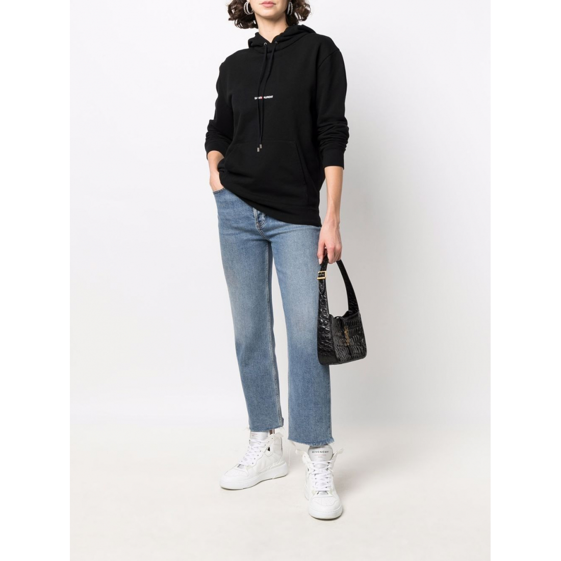 Sweatshirt à capuche  'Logo Print' pour Femmes