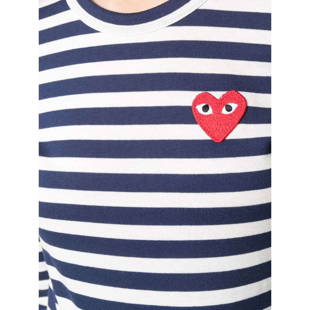 T-Shirt manches longues 'Striped Print' pour Femmes