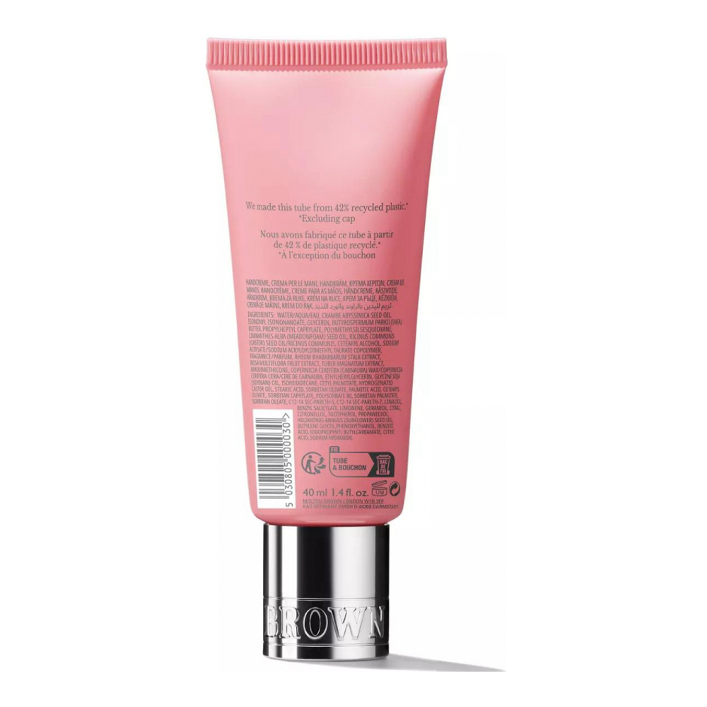 'Delicious Rhubarb & Rose' Hand Cream - 40 ml