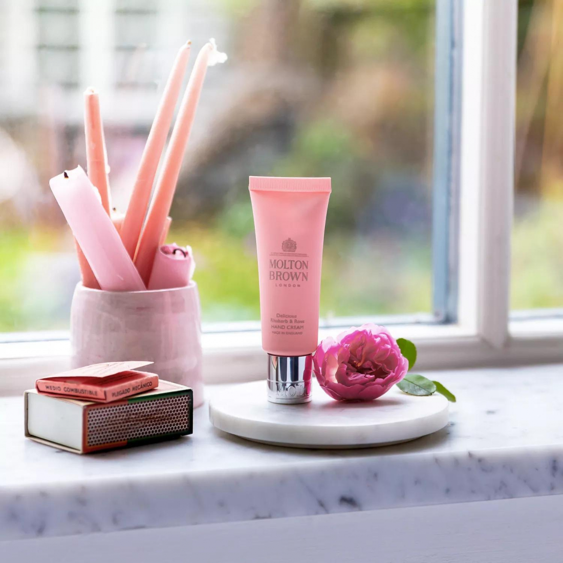 'Delicious Rhubarb & Rose' Hand Cream - 40 ml