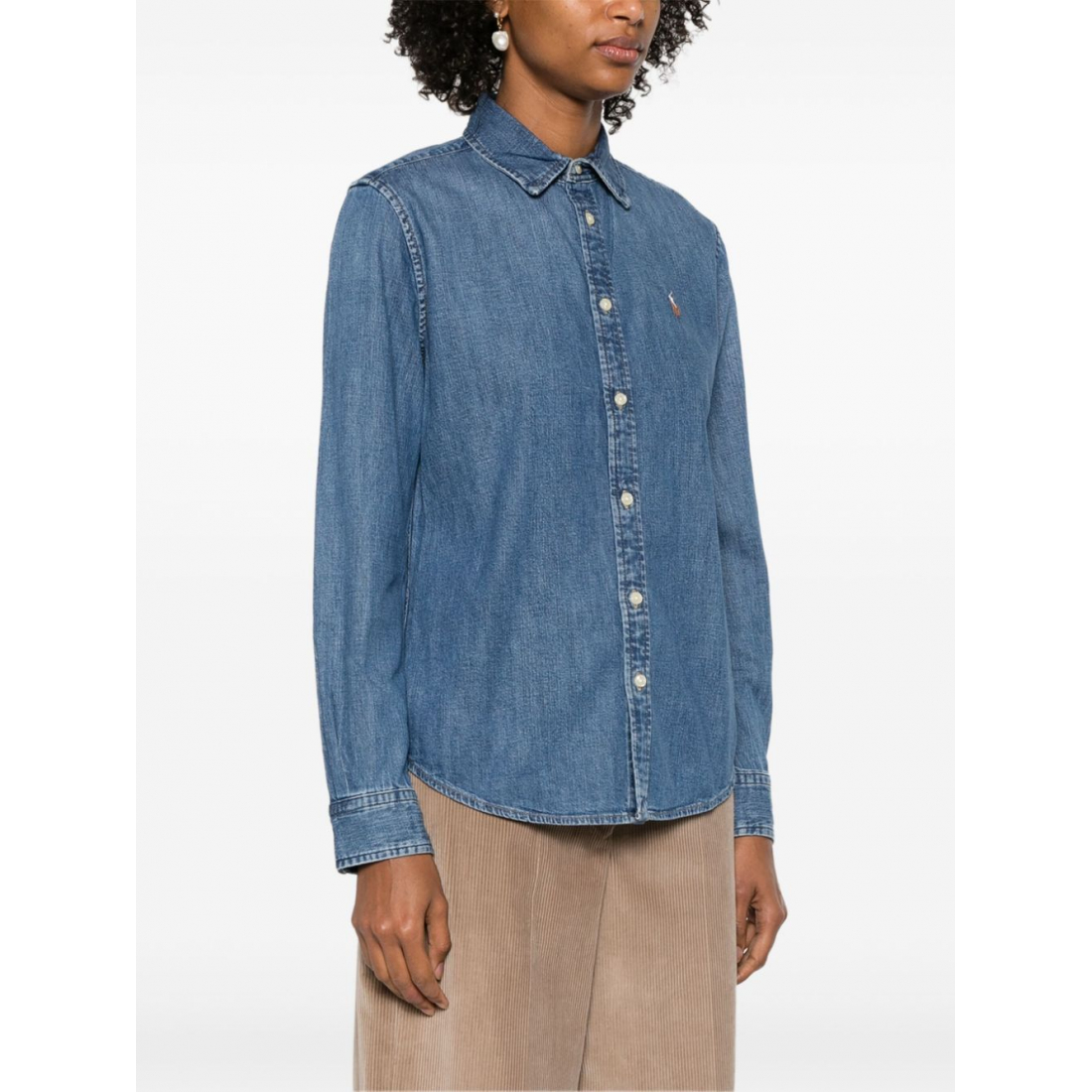 Chemise 'Polo Pony-Embroidered' pour Femmes