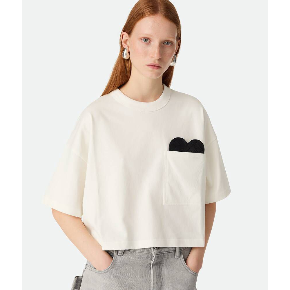 'Soft Jersey' Crop T-shirt für Damen