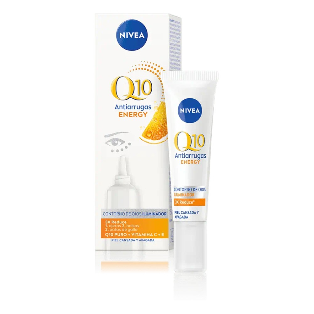 Crème contour des yeux 'Q10 Anti-Wrinkle Energy Illuminating' - 15 ml