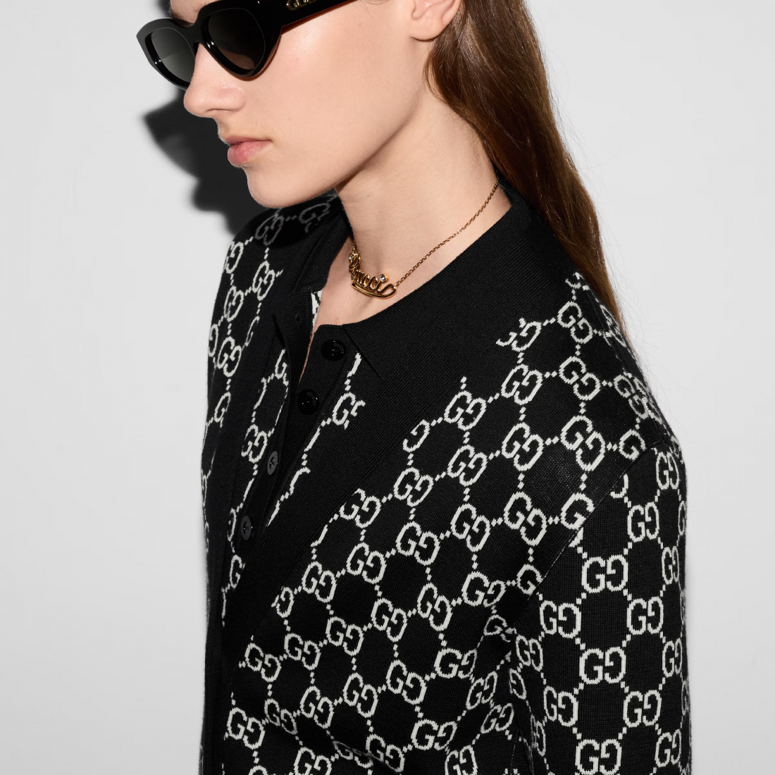 Women's 'Reversible GG' Cardigan