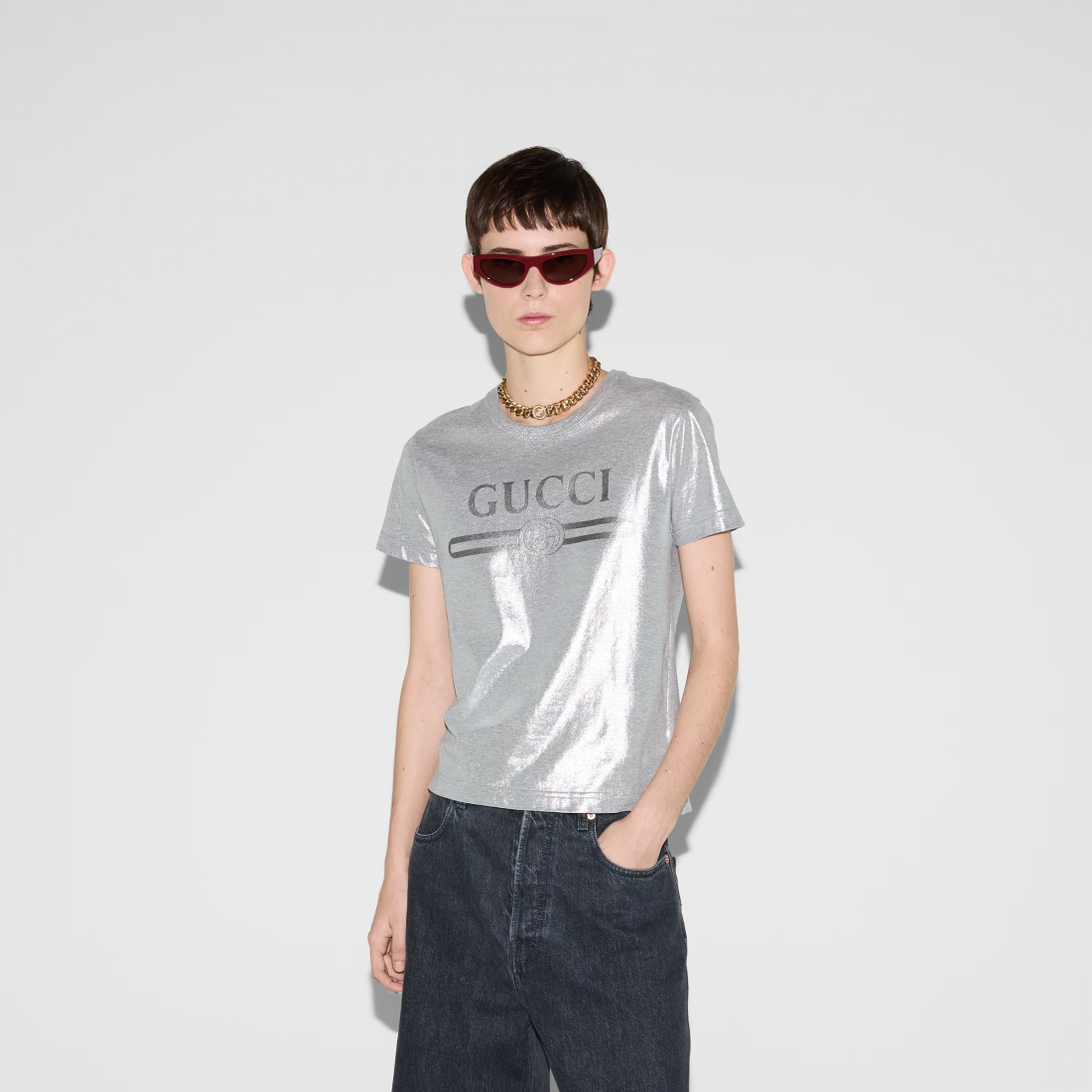 T-shirt 'Laminated' pour Femmes