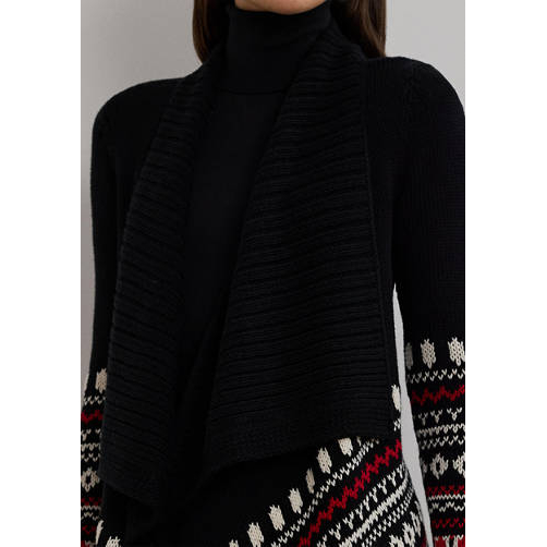 Women's 'Fair Isle Shawl Collar' Cardigan