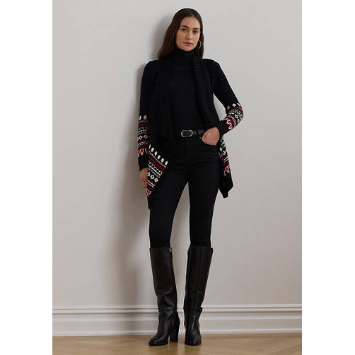 Women's 'Fair Isle Shawl Collar' Cardigan