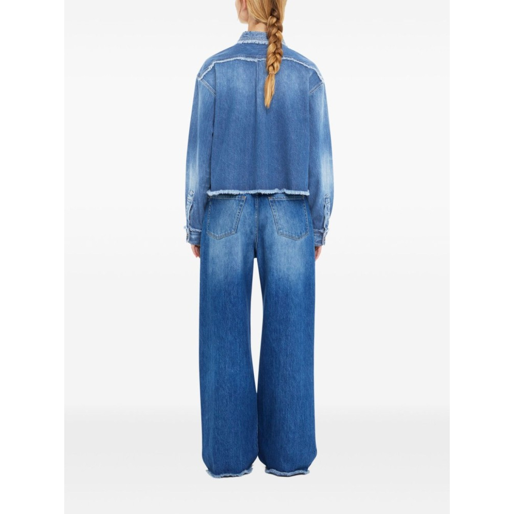 Chemise en Jean 'Fringed' pour Femmes