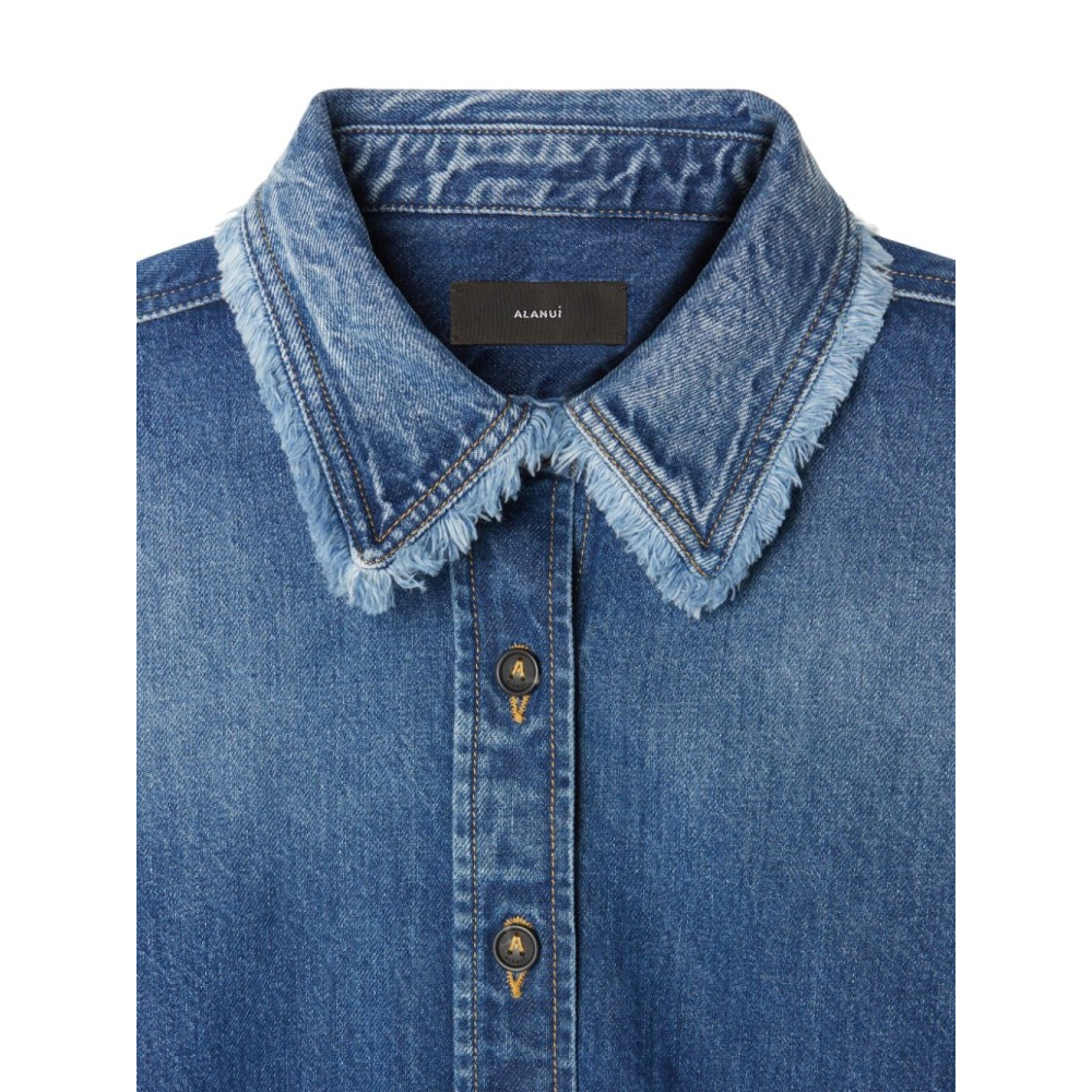 Chemise en Jean 'Fringed' pour Femmes