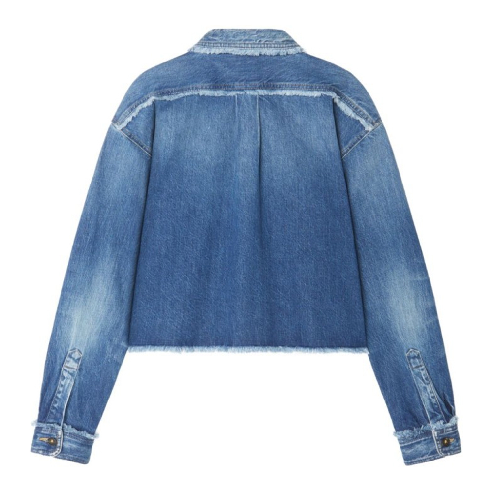 Chemise en Jean 'Fringed' pour Femmes
